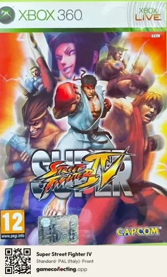 Super Street Fighter IV Xbox 360, Italy box front