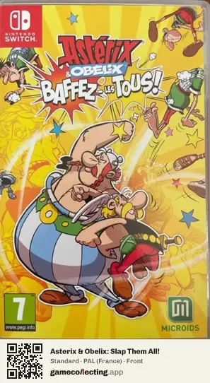 Asterix & Obelix: Slap Them All! Nintendo Switch, France box front