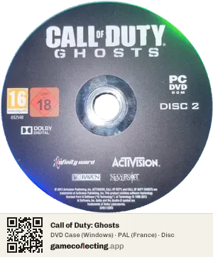 Call of Duty: Ghosts Computer, PAL disc