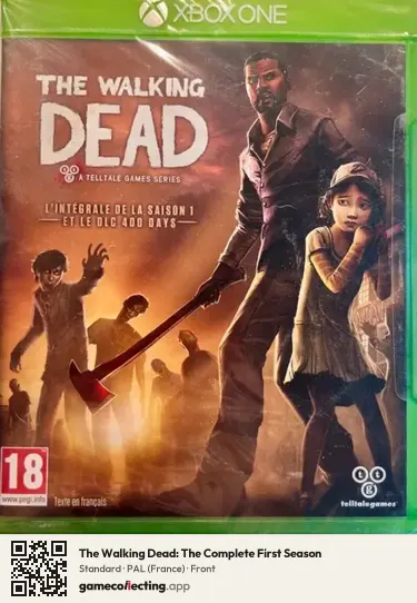 The Walking Dead: The Complete First Season Xbox One, France box front