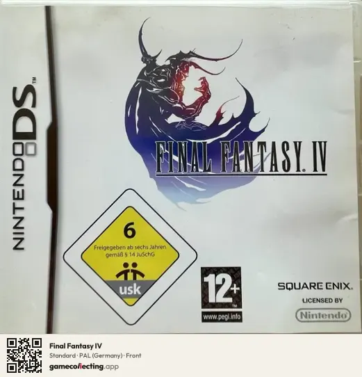 Final Fantasy IV Nintendo DS, Germany box front