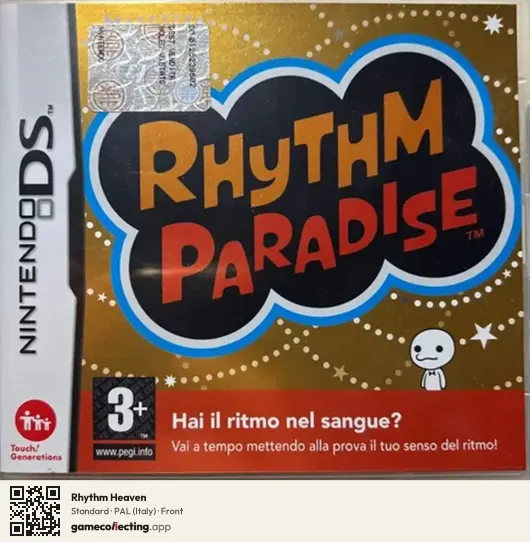 Rhythm Heaven Nintendo DS, Italy box front
