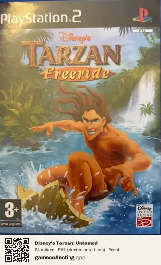 Disney's Tarzan: Untamed PlayStation 2, Nordic countries box front
