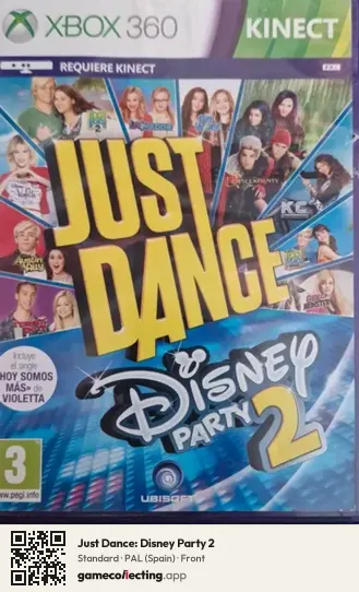 Just Dance: Disney Party 2 Xbox 360, Spain box front