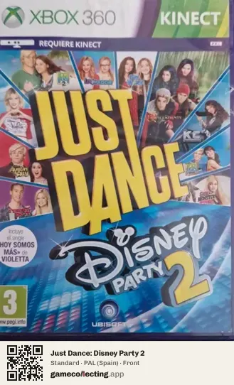 Just Dance: Disney Party 2 Xbox 360, Spain box front