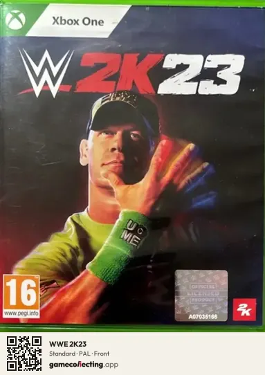 WWE 2K23 Xbox One, PAL box front