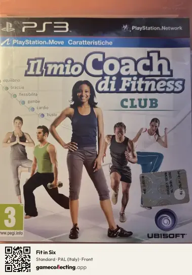 Fit in Six PlayStation 3, Italy box front