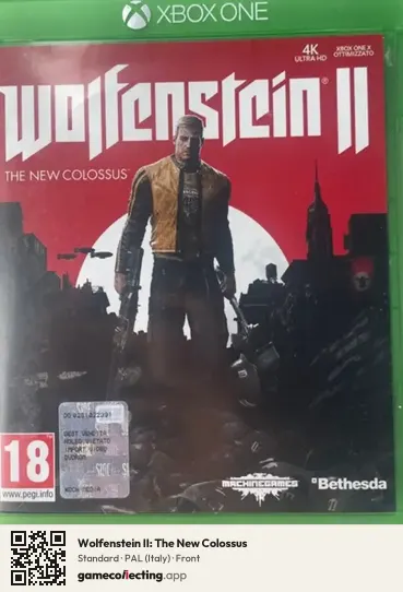 Wolfenstein II: The New Colossus Xbox One, Italy box front
