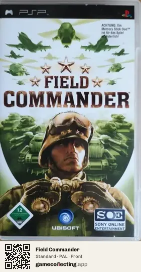 Field Commander PlayStation Portable, PAL box front