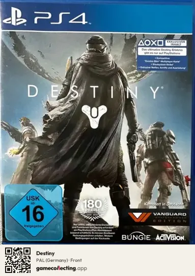 Destiny PlayStation 4, Germany box front