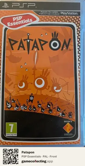 Patapon PlayStation Portable, PAL box front