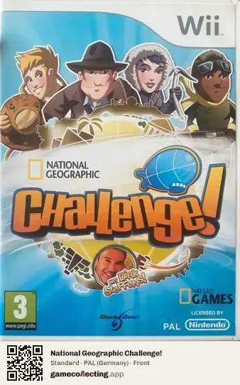 National Geographic Challenge! Nintendo Wii, Germany box front