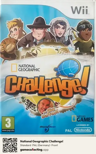 National Geographic Challenge! Nintendo Wii, Germany box front