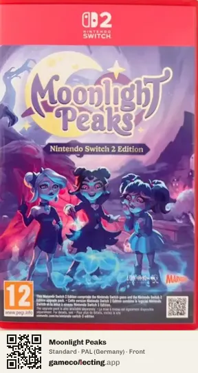 Moonlight Peaks Nintendo Switch 2, Germany box front