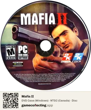 Mafia II Computer, NTSC disc