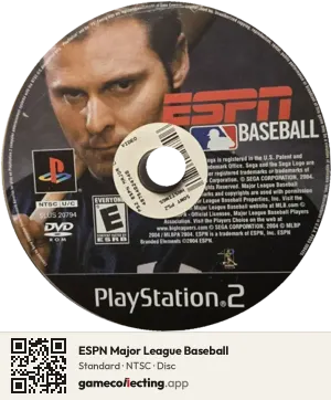 ESPN Major League Baseball PlayStation 2, NTSC disc