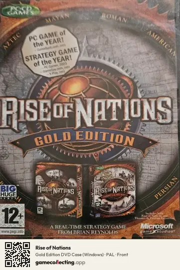 Rise of Nations Computer, PAL box front