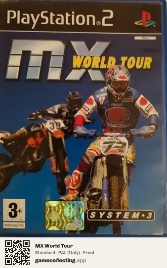 MX World Tour PlayStation 2, Italy box front