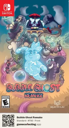 Bubble Ghost Remake Nintendo Switch, NTSC box front