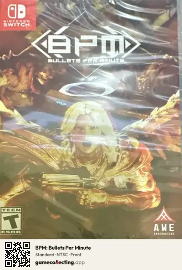BPM: Bullets Per Minute Nintendo Switch, NTSC box front