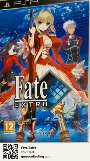 Fate/Extra PlayStation Portable, PAL box front