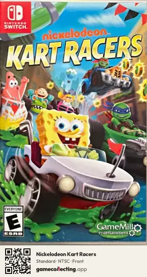 Nickelodeon Kart Racers Nintendo Switch, NTSC box front