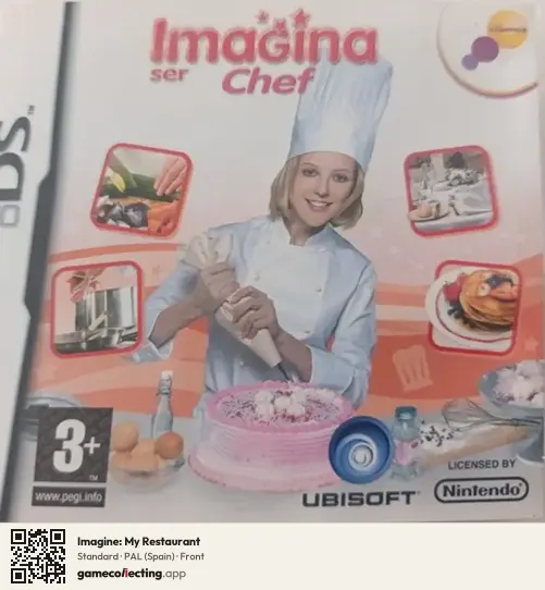 Imagine: My Restaurant Nintendo DS, Spain box front