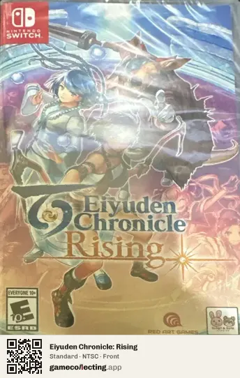 Eiyuden Chronicle: Rising Nintendo Switch, NTSC box front