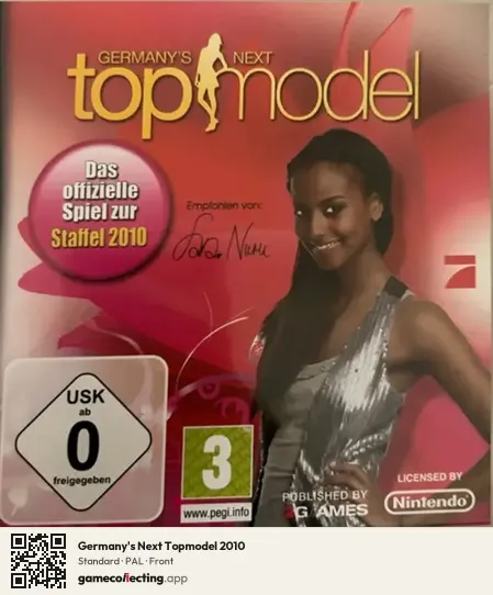 Germany's Next Topmodel 2010 Nintendo DS, PAL box front
