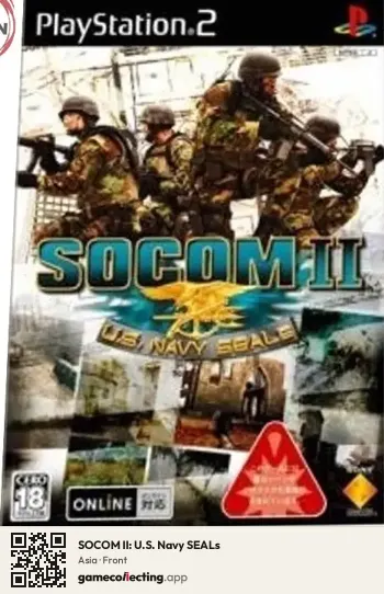 SOCOM II: U.S. Navy SEALs PlayStation 2, Asia box front