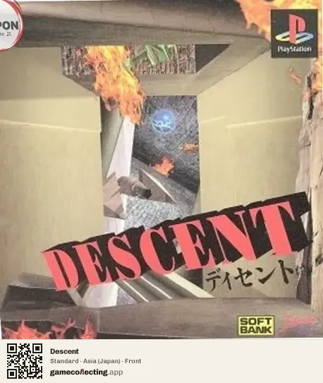 Descent PlayStation, Asia box front