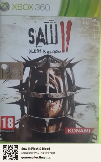 Saw II: Flesh & Blood Xbox 360, Italy box front