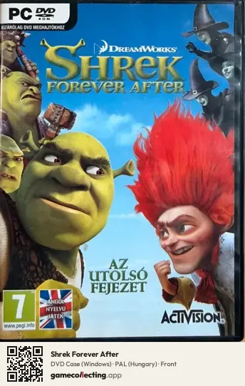 Shrek Forever After Computer, Hungary box front