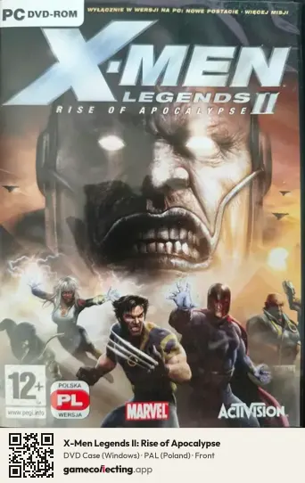 X-Men Legends II: Rise of Apocalypse Computer, Poland box front