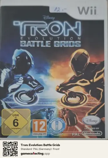 Tron: Evolution: Battle Grids Nintendo Wii, Germany box front