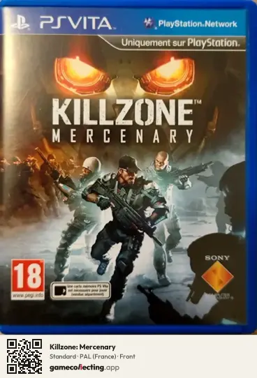 Killzone: Mercenary PlayStation Vita, France box front