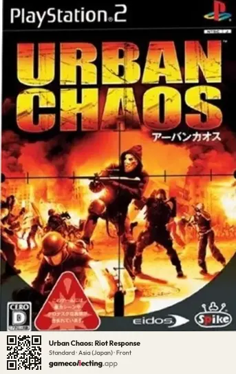 Urban Chaos: Riot Response PlayStation 2, Asia box front