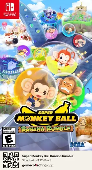 Super Monkey Ball Banana Rumble Nintendo Switch, NTSC box front