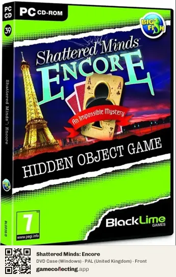 Shattered Minds: Encore Computer, United Kingdom box front