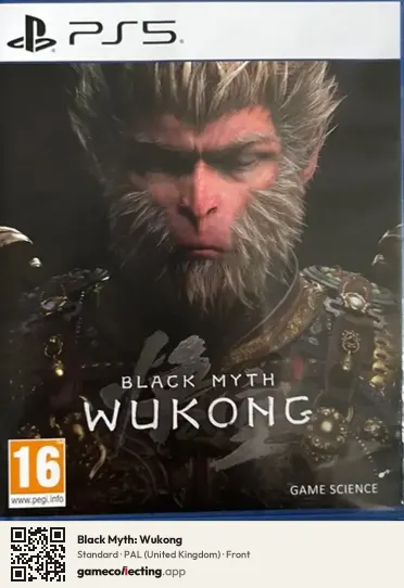 Black Myth: Wukong PlayStation 5, United Kingdom box front