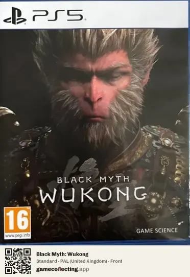 Black Myth: Wukong PlayStation 5, United Kingdom box front