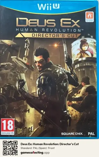 Deus Ex: Human Revolution: Director's Cut Nintendo Wii U, Spain box front