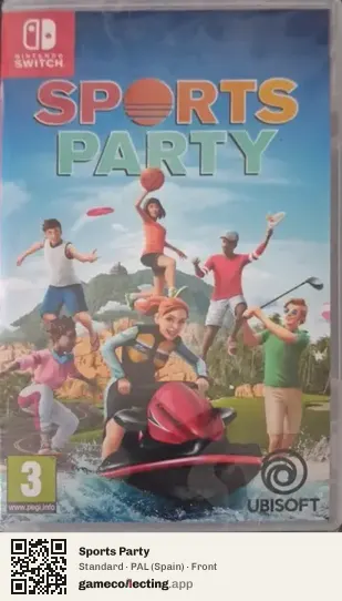 Sports Party Nintendo Switch, Spain box front