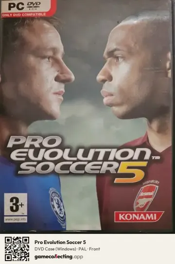 Pro Evolution Soccer 5 Computer, PAL box front