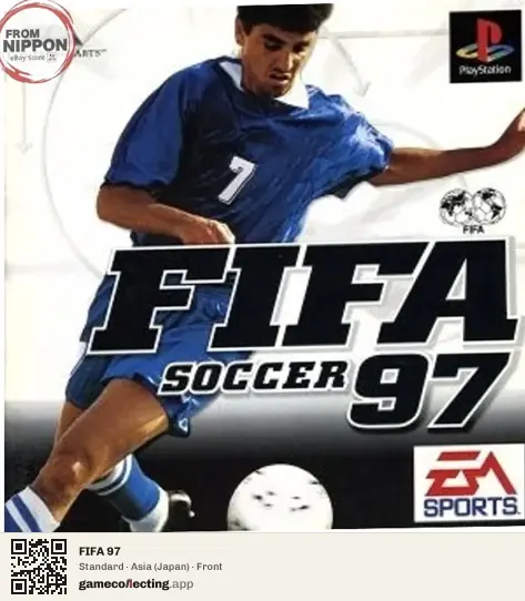 FIFA 97 PlayStation, Asia box front