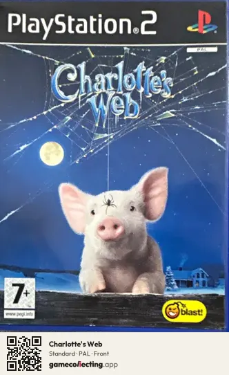 Charlotte's Web PlayStation 2, PAL box front