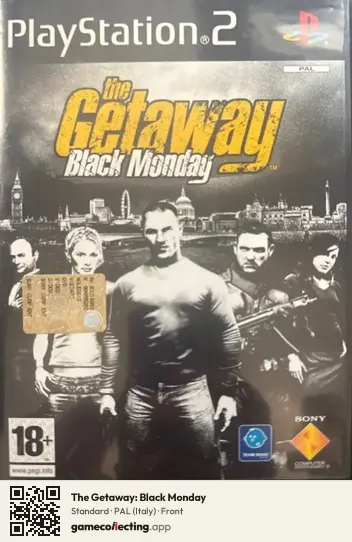 The Getaway: Black Monday PlayStation 2, Italy box front