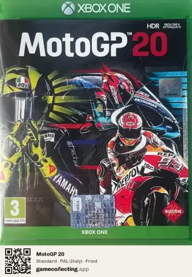 MotoGP 20 Xbox One, Italy box front