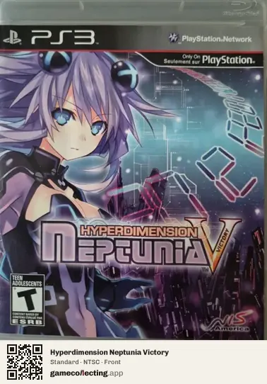 Hyperdimension Neptunia Victory PlayStation 3, NTSC box front