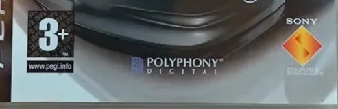 Gran Turismo 5: Prologue, the PEGI square on its front
